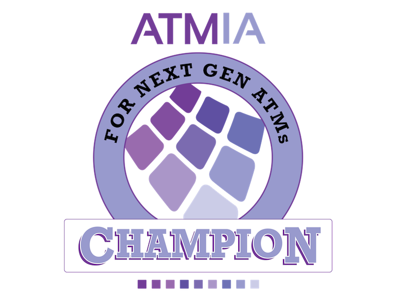 NCR wins ATMIA Champion Award, for next generation ATMs, logo