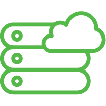 A drawing representing cloud connected services